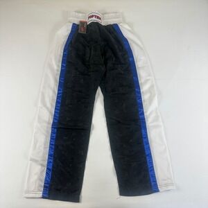 NWT TOP TEN Boxing Muay Thai Kickboxing Martial Arts Pants Size M Black Blue